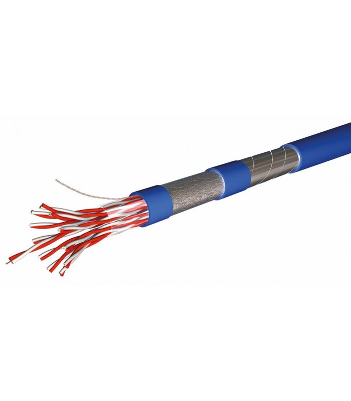 12IP09EGSF CABLE INSTRUM 12X2X0.88mm² Bleu RAL 5012