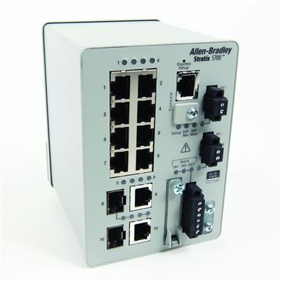 1783-BMS10CL Commutateur, Ethernet, 8 ports Fast Ethernet, 2 ports combinés rapides